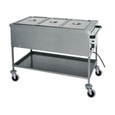 Carucior incalzire 3 cuve GN 1/1 inox – Fimar CT 1760